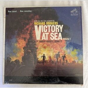 Richard Rodgers Victory At Sea Volume I Robert Russell Bennett Vinyl LP LM-2335
